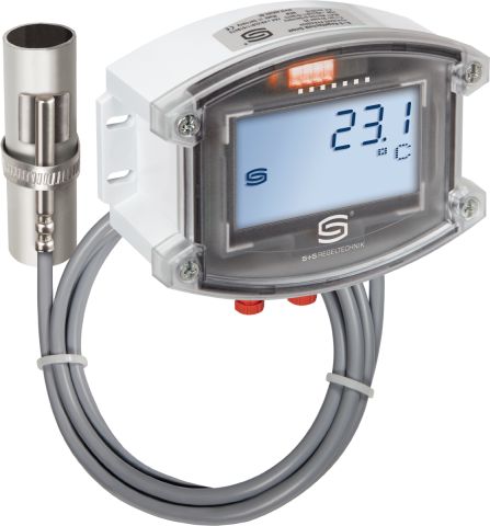 Датчик температуры накладной / измеритель­ный преобразо­ватель для труб S+S REGELTECHNIK THERMASGARD ALTM2-ECATP LCD Датчики давления