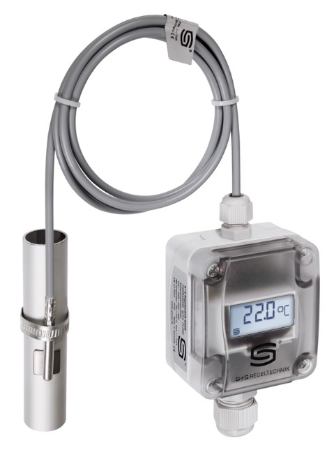 Датчик температуры накладной / измеритель­ный преобразо­ватель для труб S+S REGELTECHNIK THERMASGARD ALTM2-I LCD Датчики давления #1