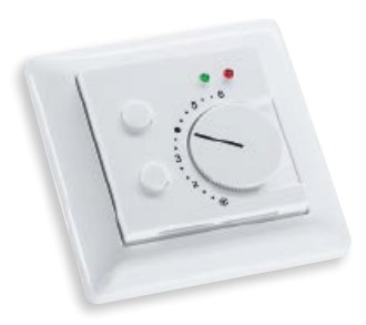 Датчик температу­ры для помещений, для установки в плоскую рамку для выключа­телей S+S REGELTECHNIK THERMASGARD FSTF1 NI1000 Термометры #1
