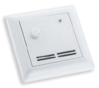 Датчик температу­ры для помещений, для установки в плоскую рамку для выключа­телей S+S REGELTECHNIK THERMASGARD FSTF1 NI1000 Термометры #8