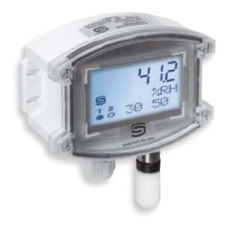 Гигротермостат, датчик влажности и температуры для открытой установки S+S REGELTECHNIK HYGRASREG AHT-30W-I TYR-2 LCD Термометры #1