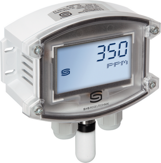 Датчик мультифункциональный для открытой установки S+S REGELTECHNIK AERASGARD AFTM-CO2-MODBUS LCD Термометры #2